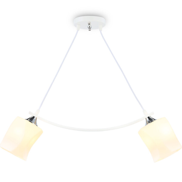 TR303154/2 WH/CH/FR белый/хром/белый матовый E27/2 max 40W 640*115*410