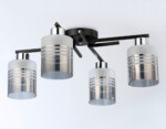TR303212/4 BK/CH/SM/FR черный/хром/дымчатый/белый матовый E27*4 max 60W D515*200 — изображение 3