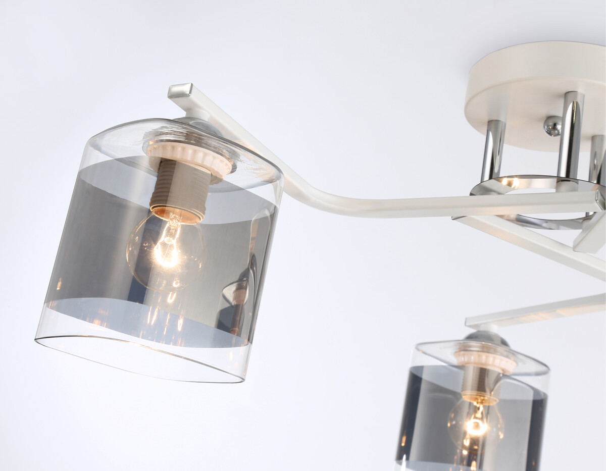 TR303217/3 WH/CH/SM белый/хром/дымчатый E27*3 max 60W D540*250 — изображение 1