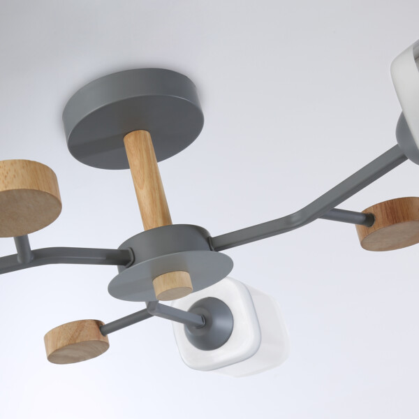 TR3033231/3 GR/LW/SM серый/светлое дерево/дымчатый E27*3 max 60W D700*180