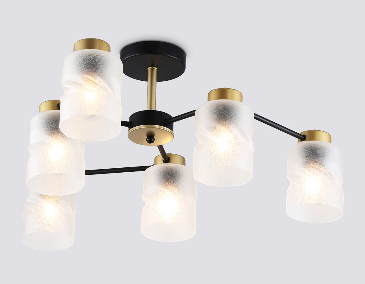 TR303325/6 BK/GD черный/золото E27/6 max 60W D680*270 — изображение 3