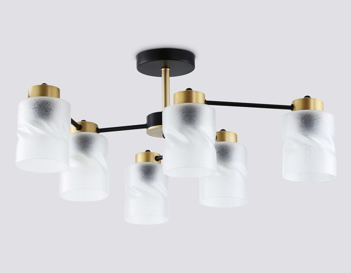 TR303325/6 BK/GD черный/золото E27/6 max 60W D680*270 — изображение 4