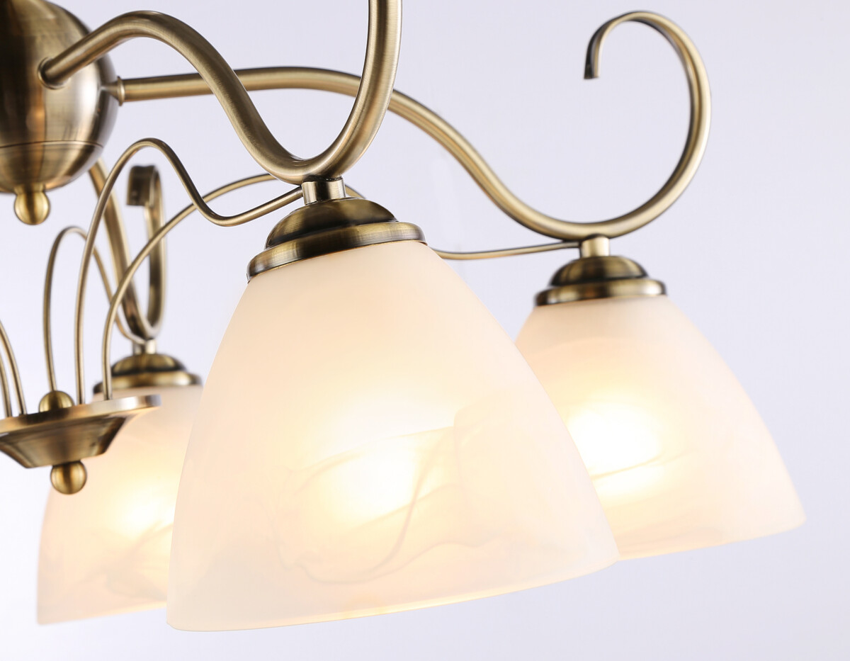 TR3046/5 SB/FR бронза/белый матовый E27/5 max 40W D595*285 — изображение 5