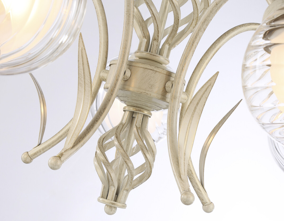 TR3066/5 WH/GD белый/золото E27*5 max 40W D590*340 — изображение 4