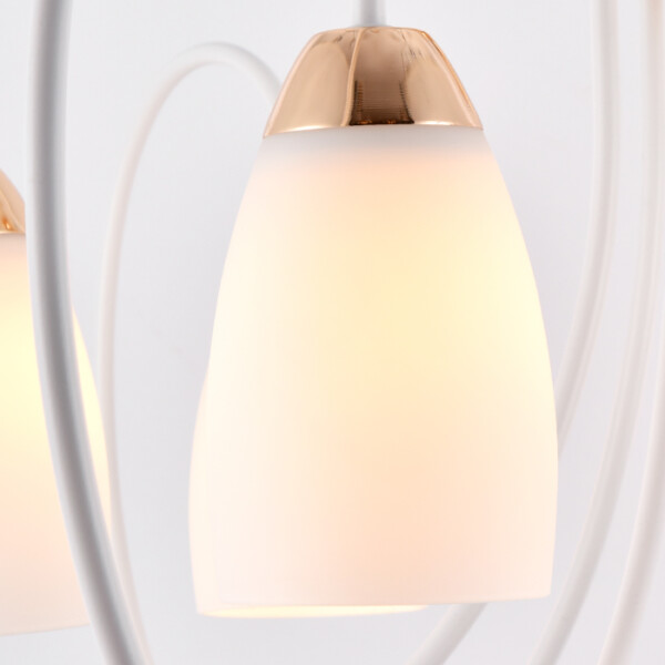 TR3120/6 WH/GD белый/золото E27 max 40W D850*480