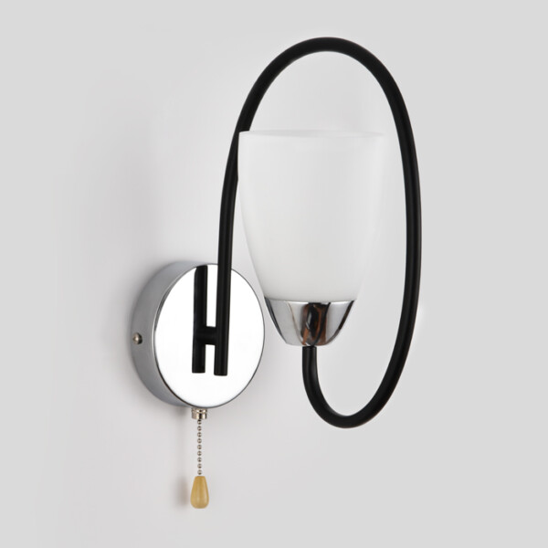 TR3134 BK/CH черный/хром E27 max 40W 320*100*230