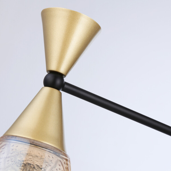 TR3169/3 BK/GD черный/золото E27/3 max 60W D580*380