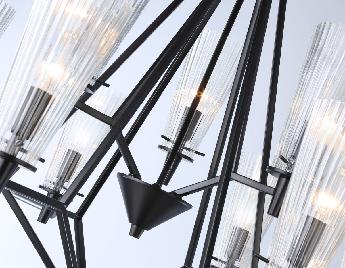 TR3238/6+3 BK черный E14/9 max 40W D730*720 — изображение 2