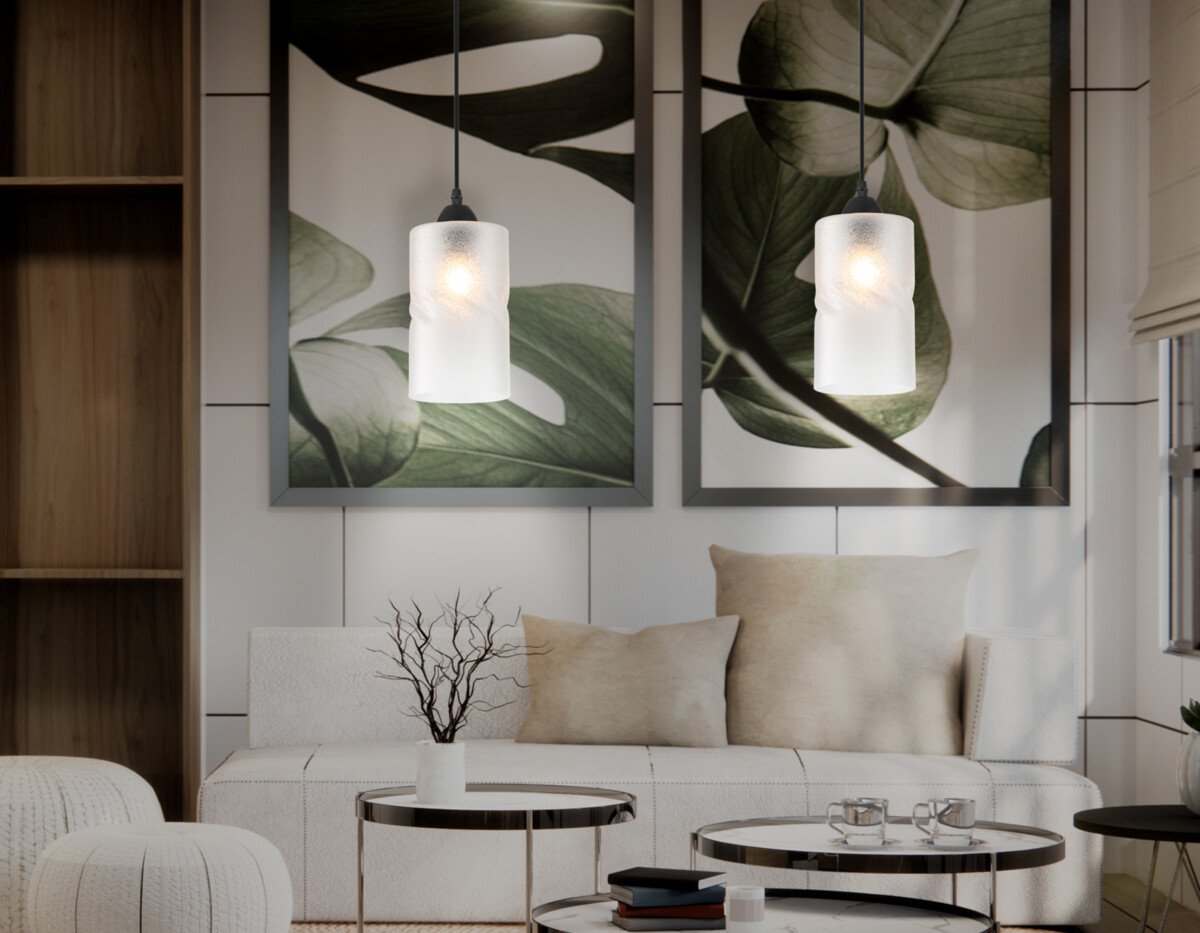 TR3411 BK черный E27 max 60W D120*1000 — изображение 4