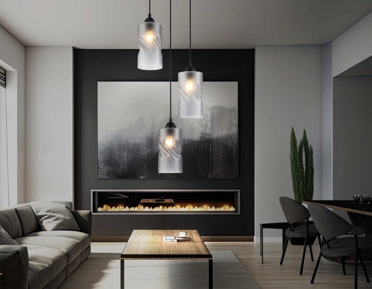 TR3414/3 BK черный E27/3 max 60W D320*1000 — изображение 4