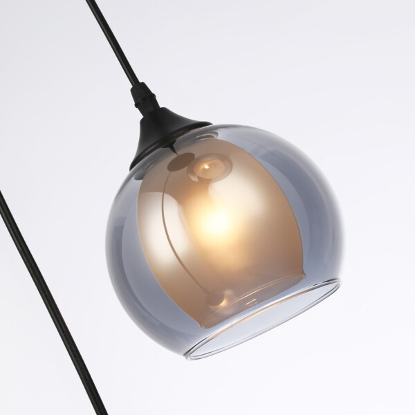 TR3541/3 BK/SM/FR черный/дымчатый/белый матовый E27/3 max 40W D280*800