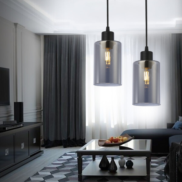 TR3695 BK/SM черный/дымчатый E27 max 40W D100*1000