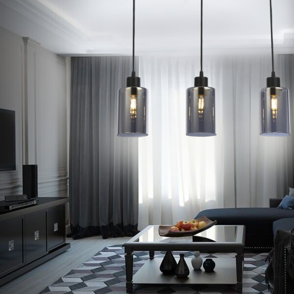 TR3698/3 BK/SM черный/дымчатый E27*3 max 40W 560*100*1040