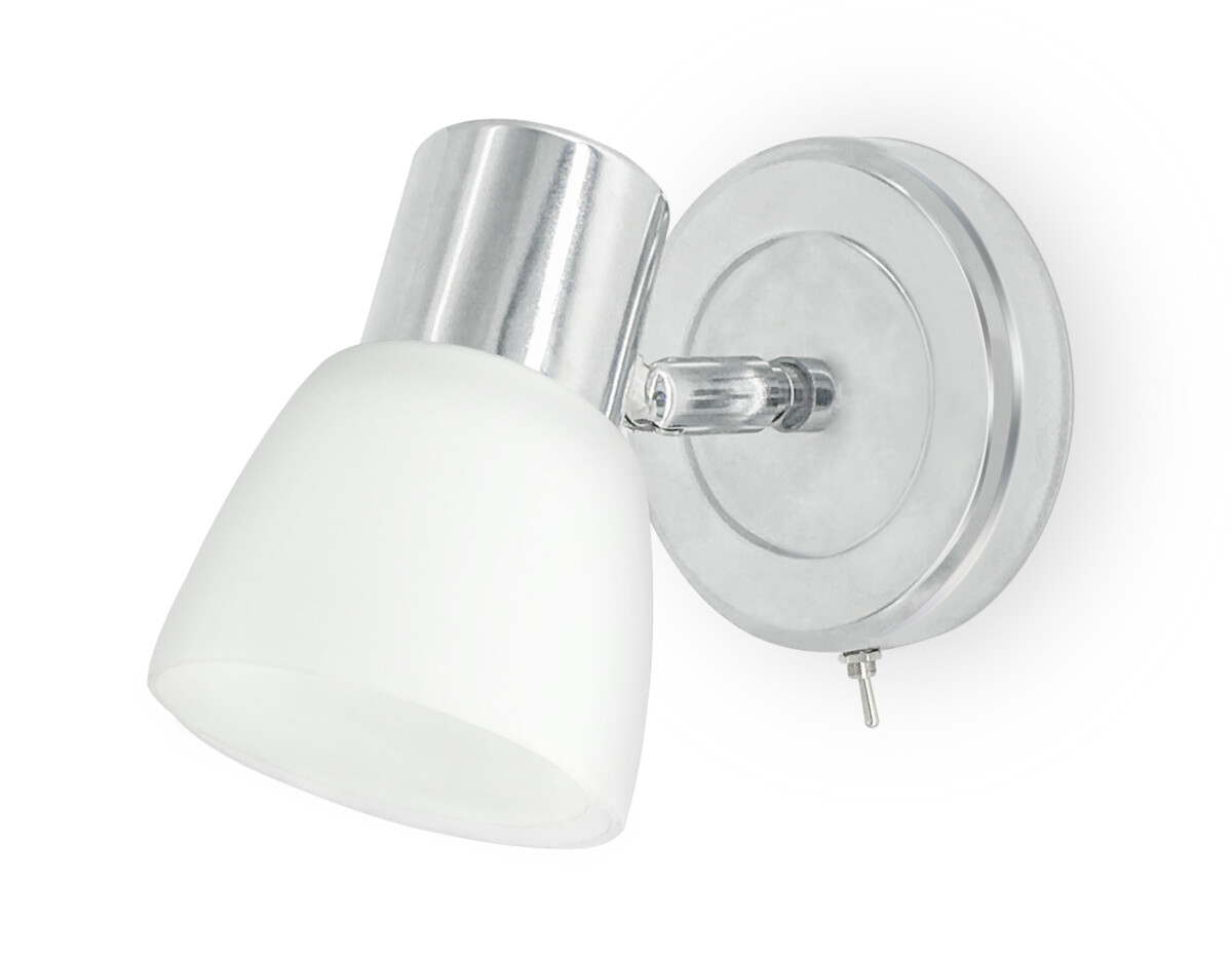 TR3961 CH/FR хром/белый матовый E27 max 40W 118*105*200 — изображение 1