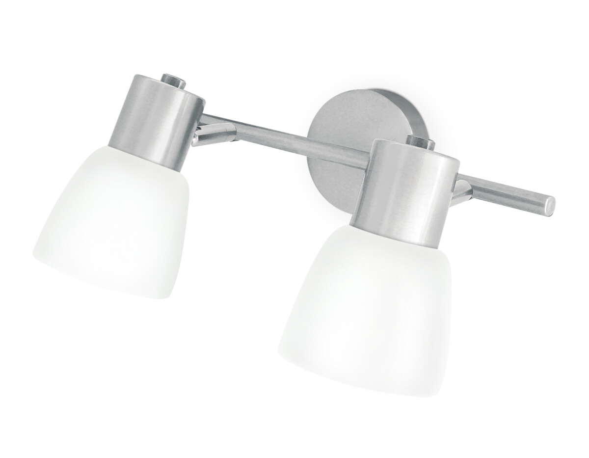 TR3963/2 CH/FR хром/белый матовый E27*2 max 40W 200*105*200 — изображение 1