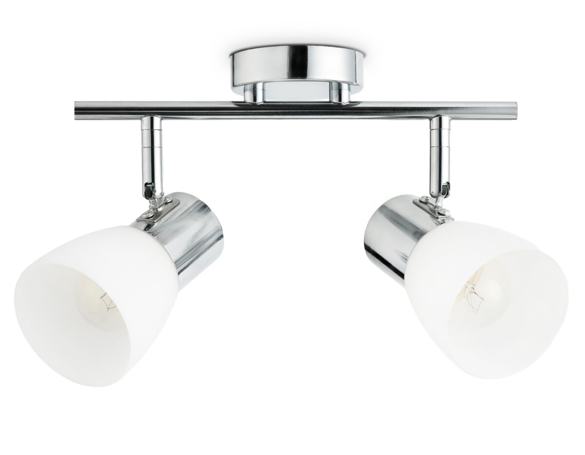 TR3963/2 CH/FR хром/белый матовый E27*2 max 40W 200*105*200 — изображение 3