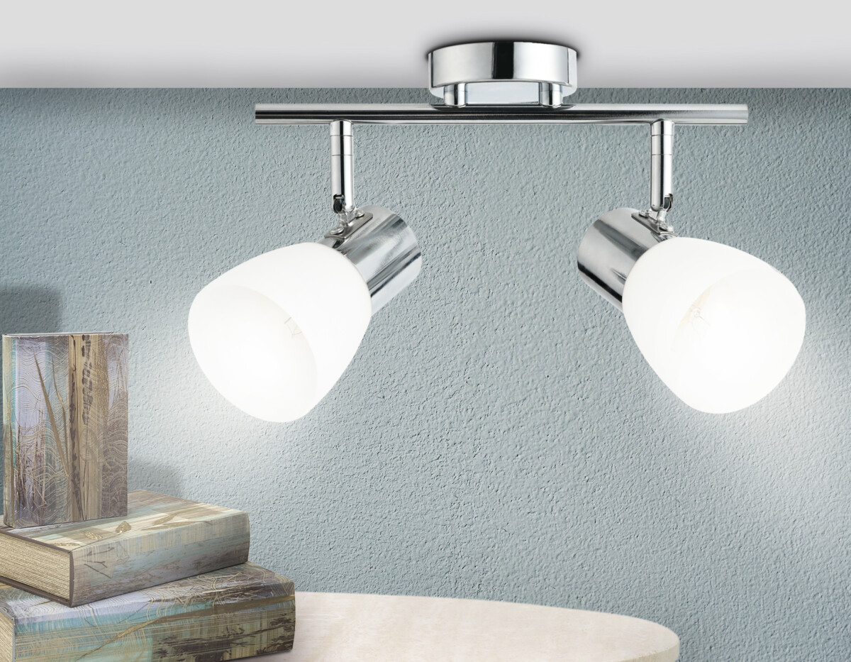 TR3963/2 CH/FR хром/белый матовый E27*2 max 40W 200*105*200 — изображение 6