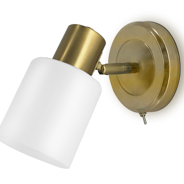 TR3967 BS/FR латунь/белый матовый  E27 max 40W 140*80*194