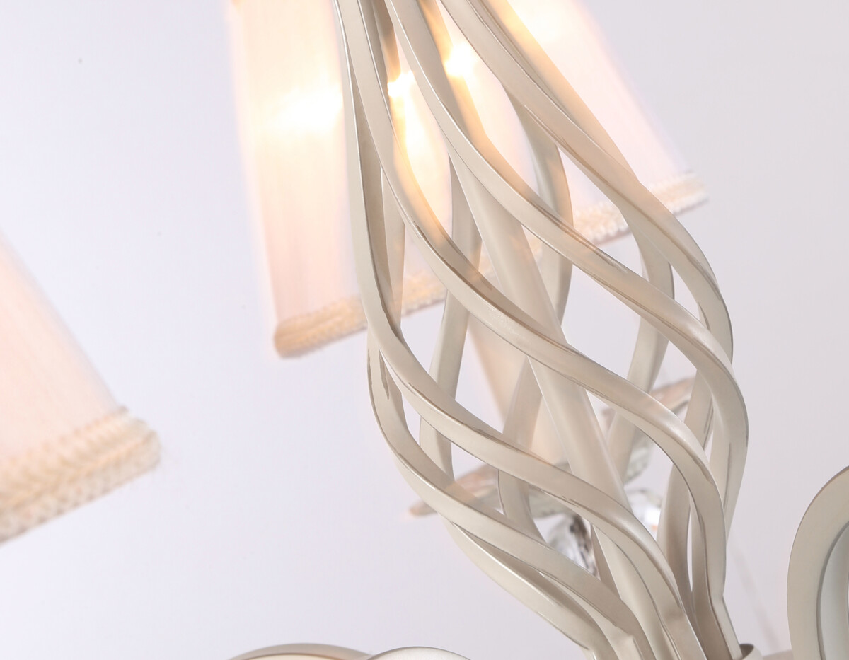 TR4547/5 WH/SL белый/серебро E14/5 max 40W D565*500 — изображение 5