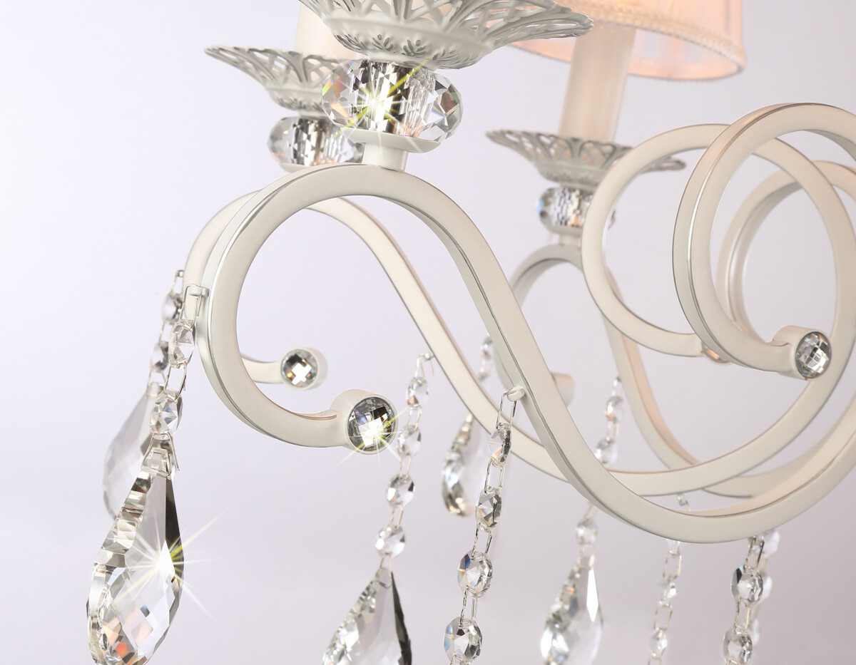 TR4548/8 WH/SL белый/серебро E14/8 max 40W D680*545 — изображение 5