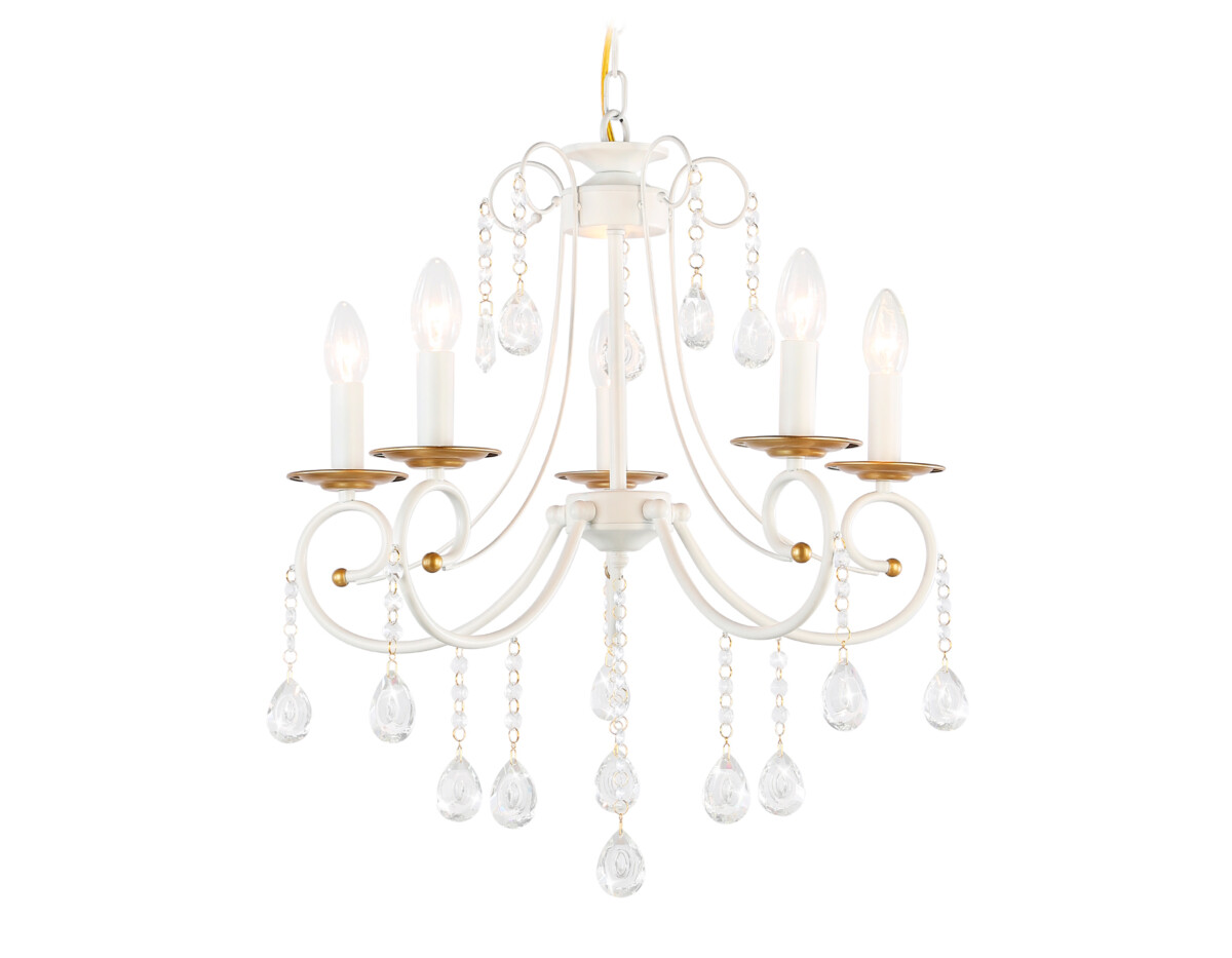 TR4916/5 WH/GD белый/золото E14/5 max 40W D550*860 — изображение 8