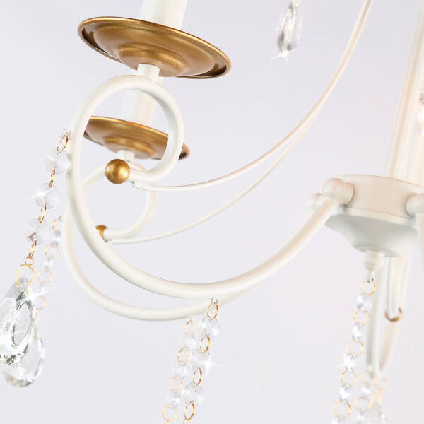 TR4916/5 WH/GD белый/золото E14/5 max 40W D550*860