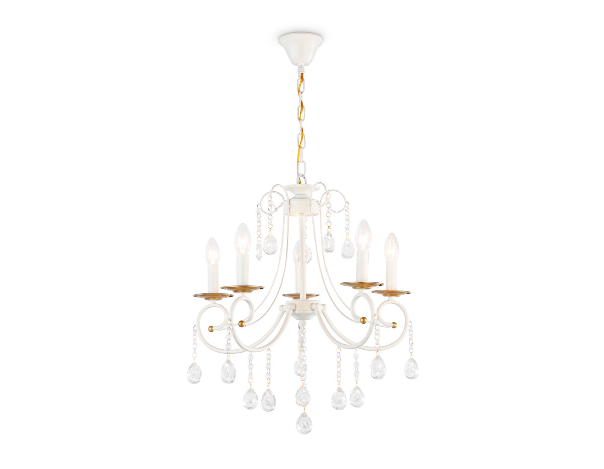 TR4916/5 WH/GD белый/золото E14/5 max 40W D550*860 — изображение 3