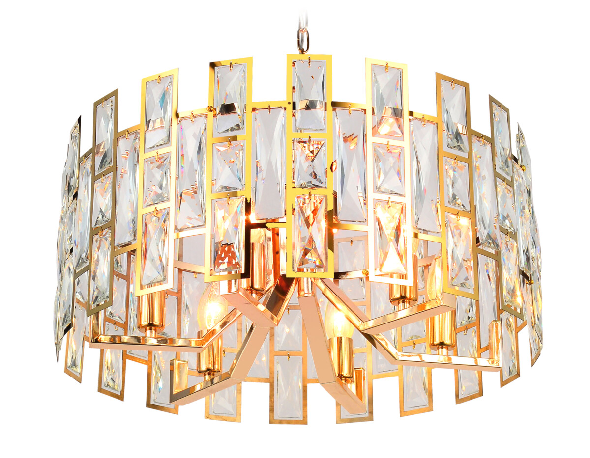 TR5061/6 GD/CL золото/прозрачный E14/6 max 40W D500*938 — изображение 5