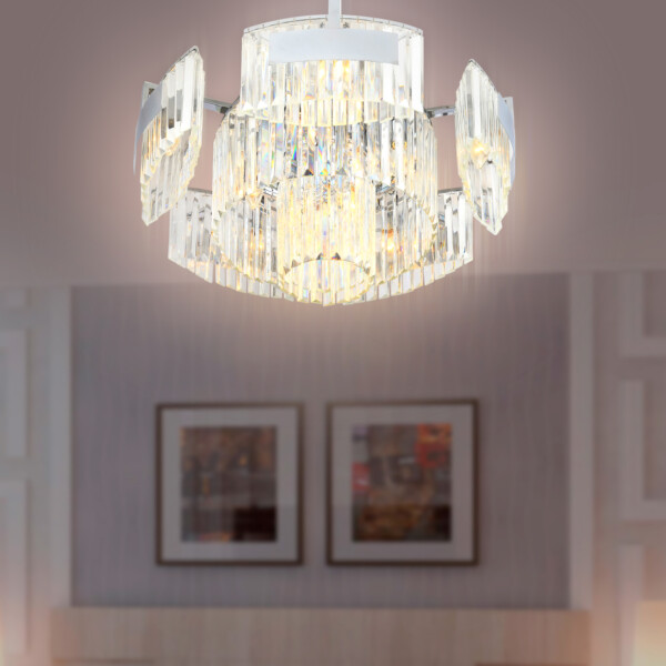 TR5092/10 CH/CL хром/прозрачный E14/10 max 40W D680*320