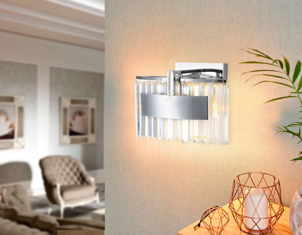 TR5094 CH/CL хром/прозрачный E14 max 40W 348*200*234 — изображение 1