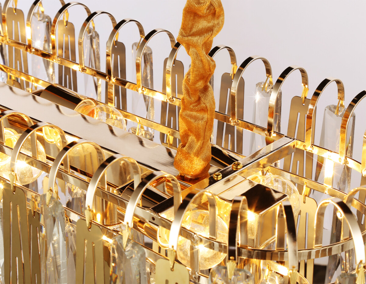 TR5260/10 SGD/CL золото/прозрачный E27*10 max 40W 800*300*270 — изображение 3