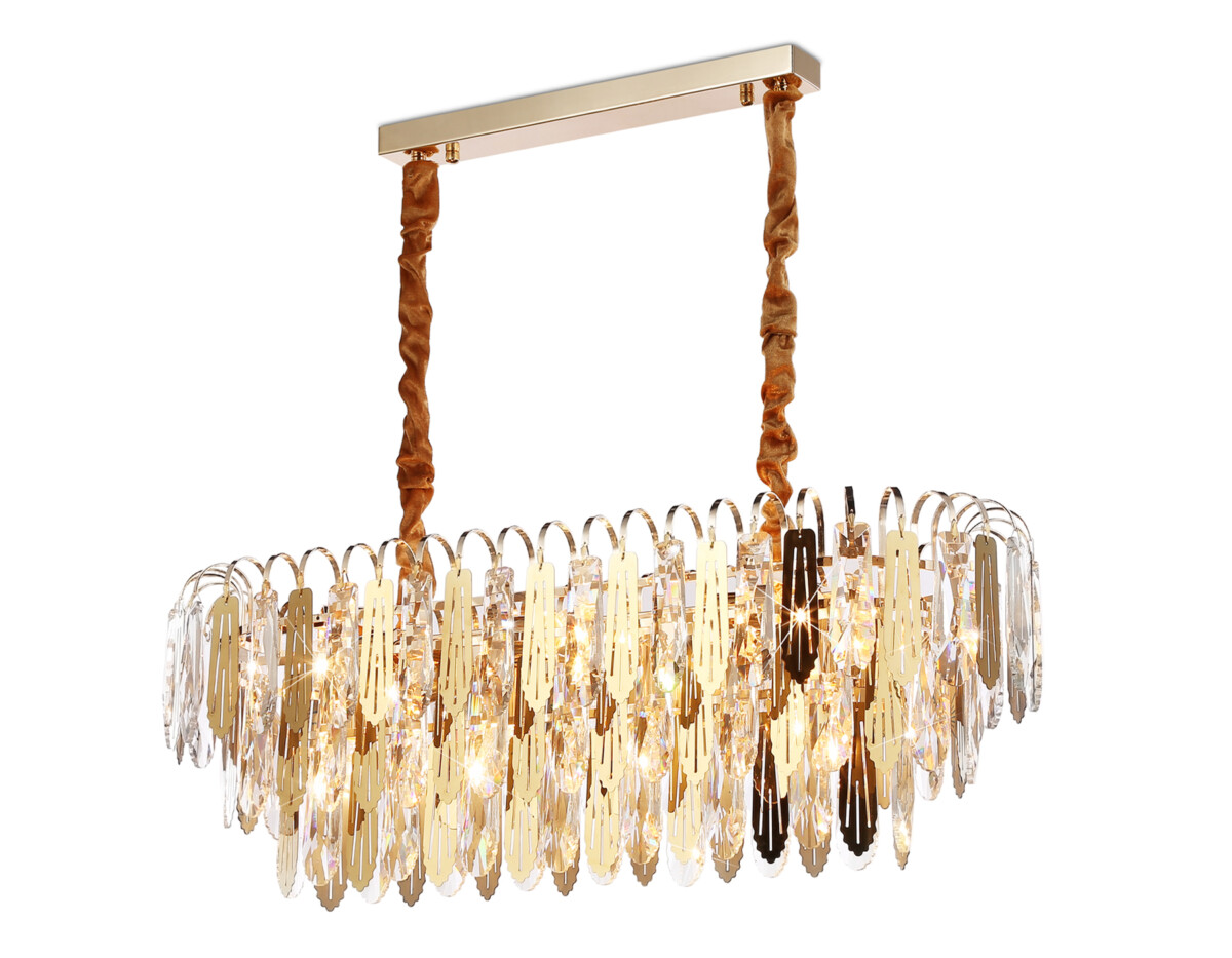 TR5260/10 SGD/CL золото/прозрачный E27*10 max 40W 800*300*270 — изображение 5