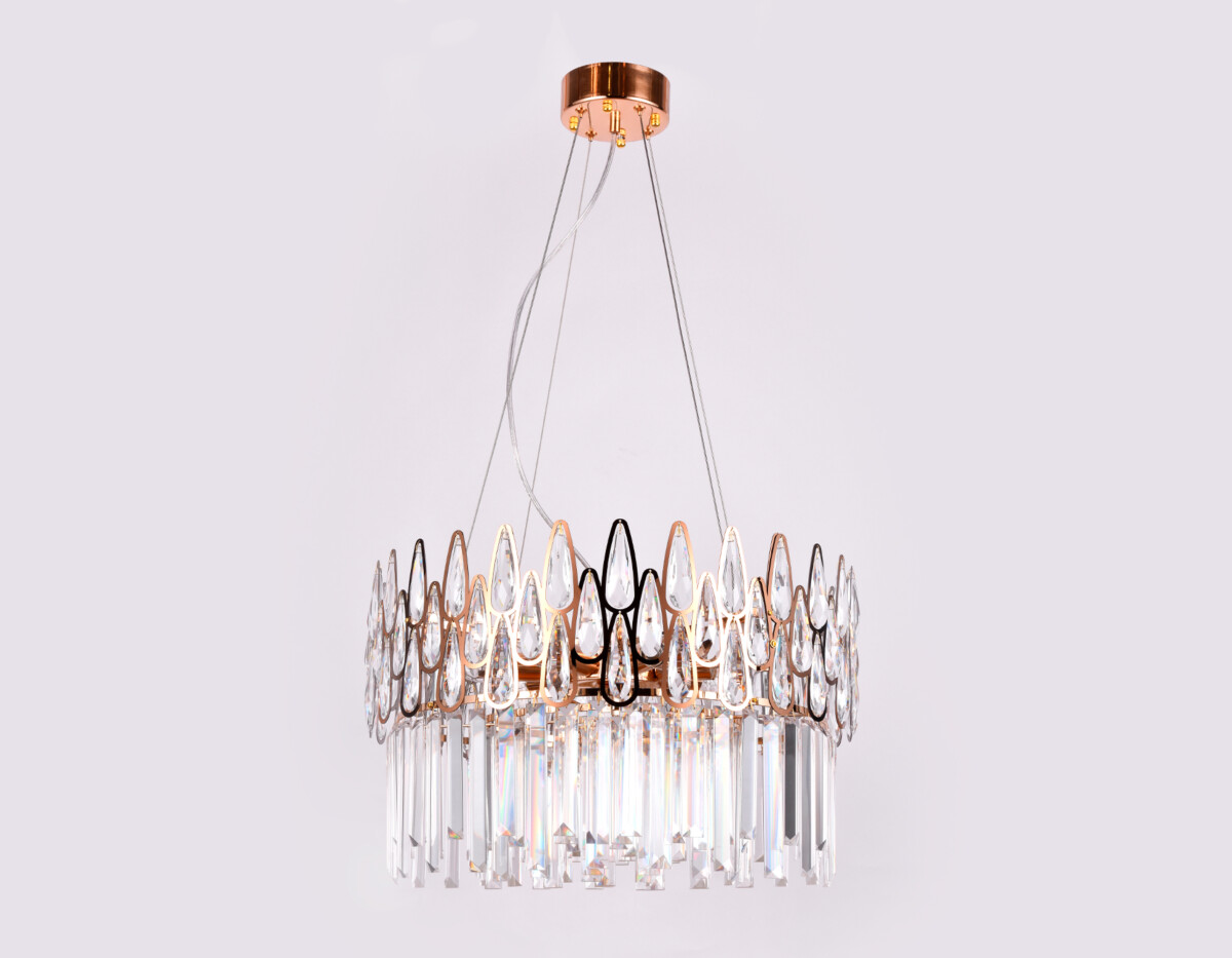 TR5263/8 GD/CL золото/прозрачный E14/8 max 40W D500*700 — изображение 3