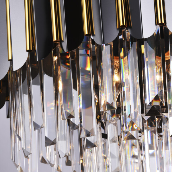 TR5297/7 DCH/GD черный хром/золото E14/7 max 40W D500*780