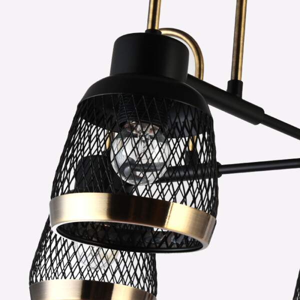 TR8002/5 SB/BK бронза/черный E27 max 40W D640*440