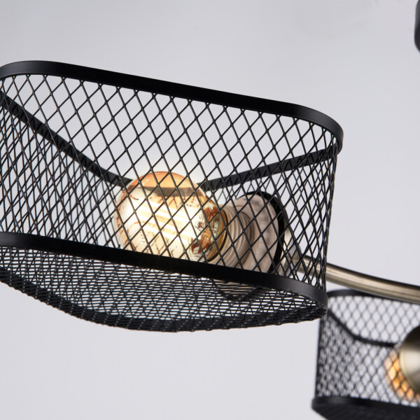 TR80171/3 SB/BK бронза/черный E27/3 max 40W D600*215