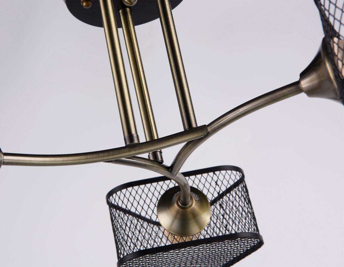 TR80171/3 SB/BK бронза/черный E27/3 max 40W D600*215 — изображение 2