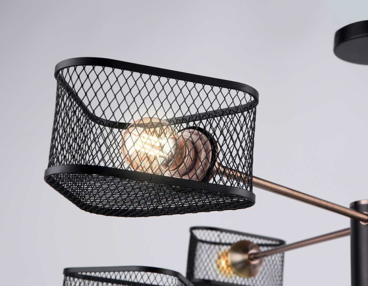 TR80172/6 SB/BK бронза/черный E27/6 max 40W D950*375 — изображение 1