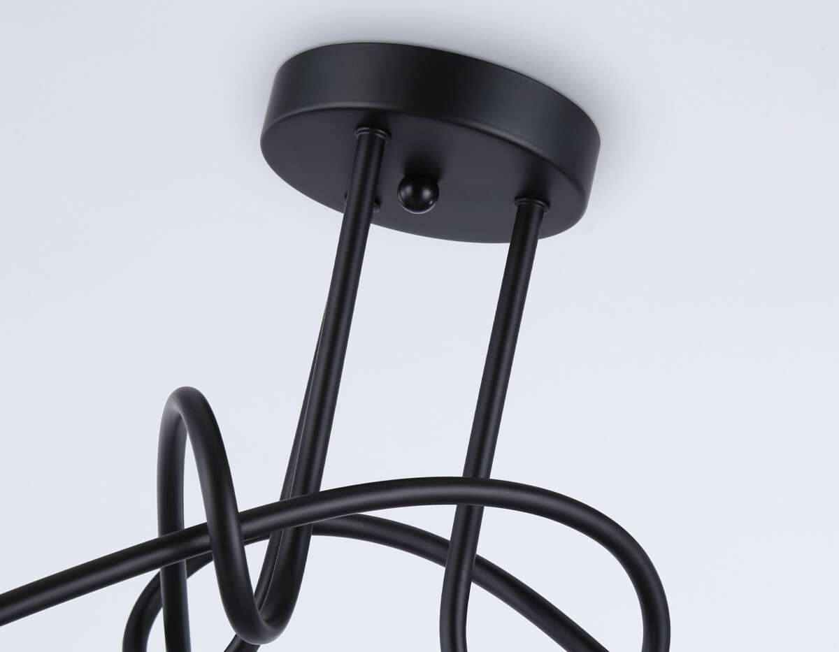 TR80415/3 BK/GD черный/золото E27/3 max 60W D670*370 — изображение 1