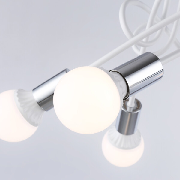 TR80417/6 WH/CH белый/хром E27/6 max 60W D690*370