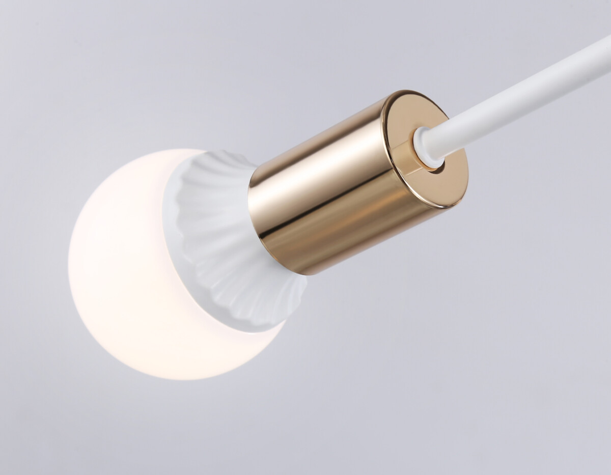 TR80432/6 WH/GD белый/золото E27/6 max 60W D950*730 — изображение 1