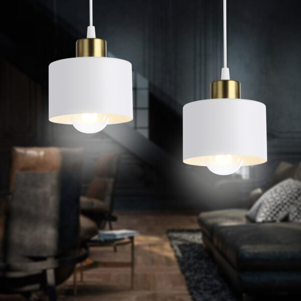 TR8112 WH/BS белый/латунь E27 max 40W D120*940