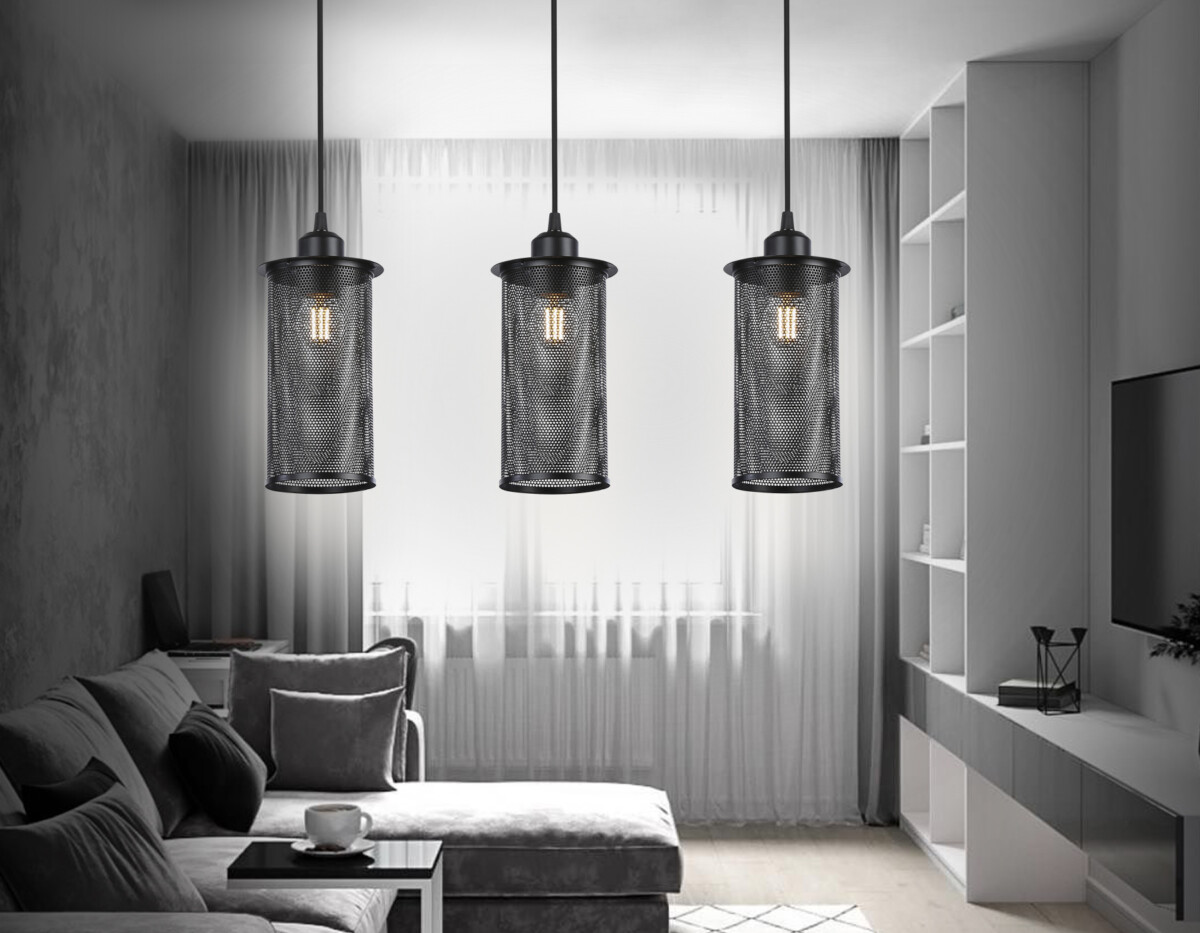 TR8164/3 BK черный E27*3 max 40W 580*102*1060 — изображение 1