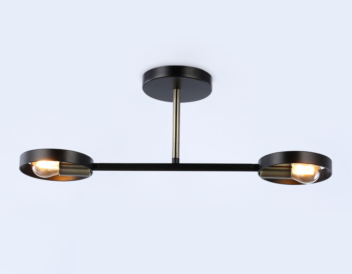 TR8225/2 BK/SB черный/бронза E27/2 max 40W 510*165*190 — изображение 4