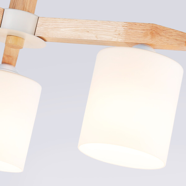 TR83112/3 WH/LW белый/светлое дерево E27/3 max 40W D580*320