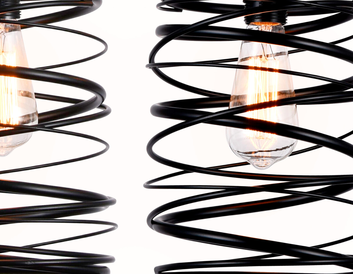 TR8403/3 BK черный E27/3 max 60W 720*180*1000 — изображение 2