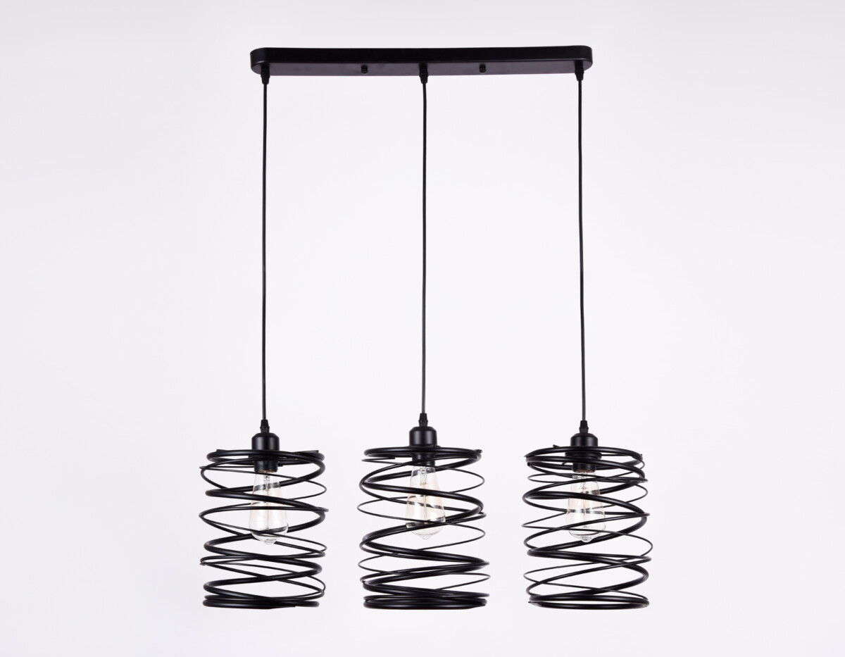 TR8403/3 BK черный E27/3 max 60W 720*180*1000 — изображение 4