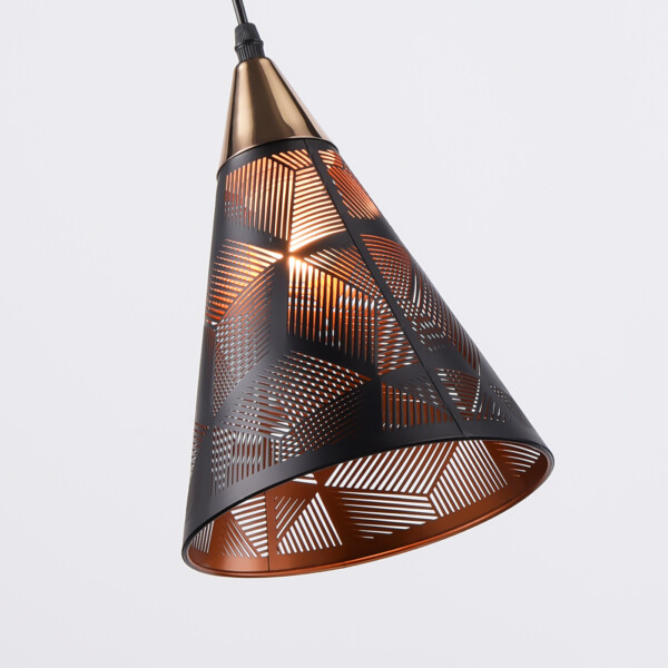 TR8431 BK/FGD черный/золото E27 max 40W D180*800