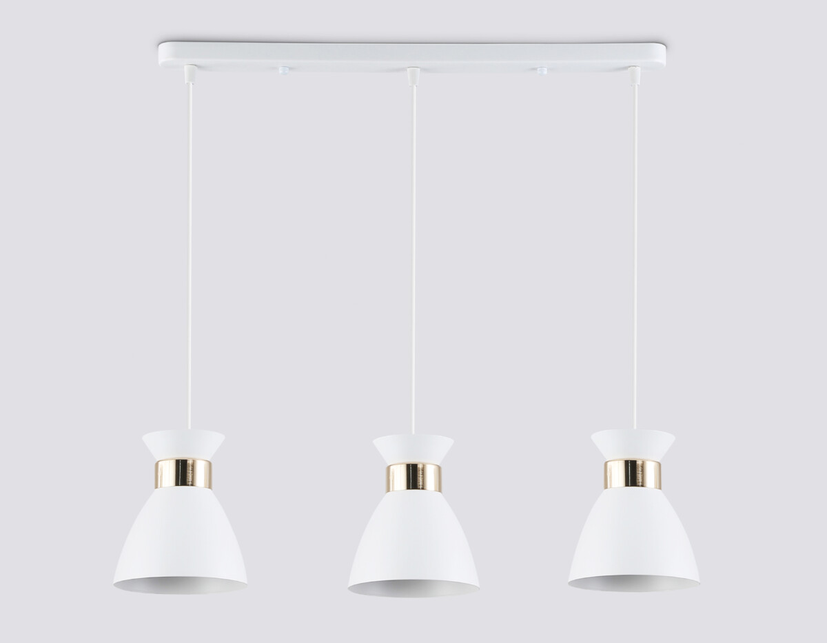 TR8466/3 WH/FGD белый/золото E27/3 max 60W 550*135*1000 — изображение 2