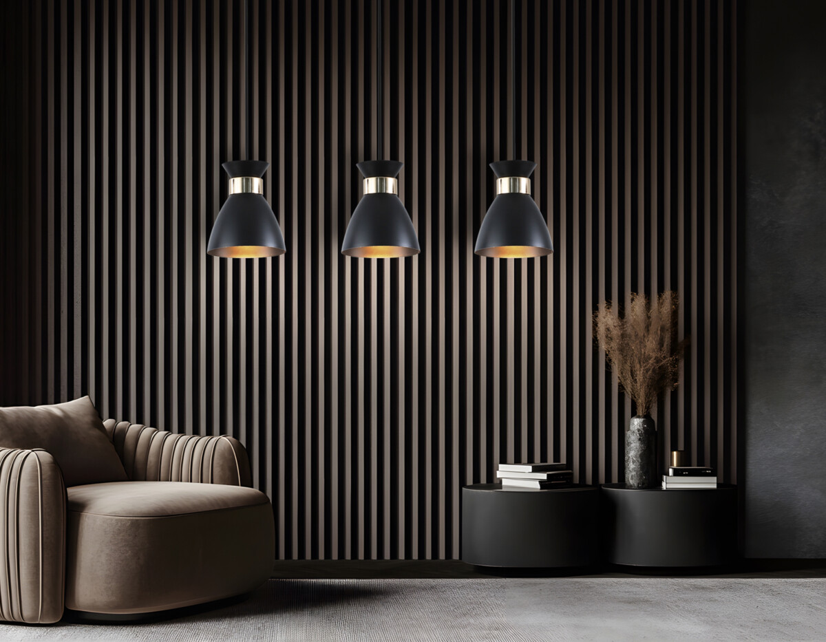 TR8469/3 BK/FGD черный/золото E27/3 max 60W 550*135*1000 — изображение 4